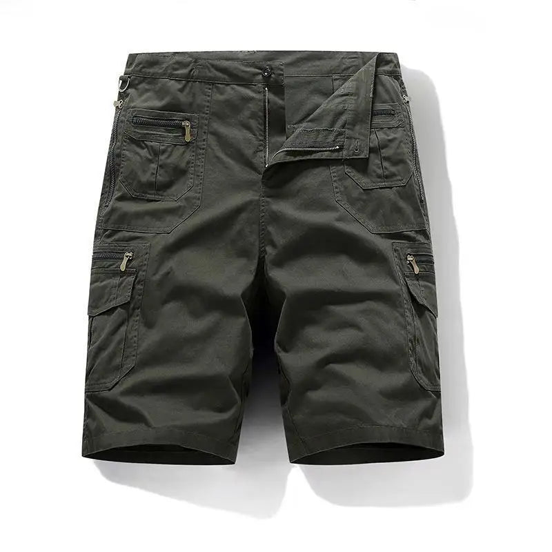 2025 New Men's Tactical Shorts With Multi Pockets, Casual Durable Waterproof Cargo Shorts For Outdoor Hiking Trekking