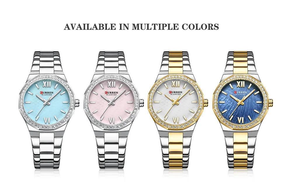 CURREN 2025 Casual Ladies Quartz Wrist Watch Luminous Bracelet Women Watch Clock Luxury Brand Design Women Montre Femme Reloj