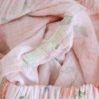 2025 New Summer Women's Pajama Set 100% Cotton Suspenders+Shorts with Chest Pads Two Piece Set of Ladies Flower Home Furnishings