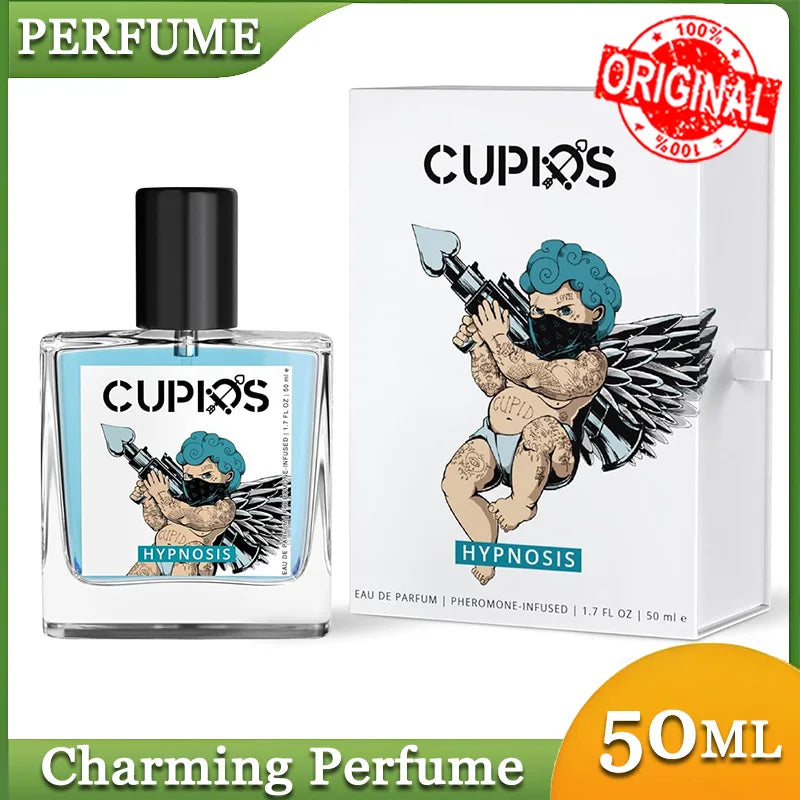 50ml Original Cupid Men's Pheromone Cologne Lasting Mature Hypnotic Rich Fragrance High Quality Hombre Perfume Body Spray