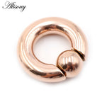 Alisouy 1pc Surgical Steel Captive Hoop Rings BCR Ring Eyebrow Ear Tragus Piercing Nose Closure Nipple Bar Lips Body Jewelry