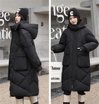 20 degrees Winter Women long Parkas Jackets Casual Hooded Thick Warm Windproof Parkas Coat Fashion Female outwear Long parkas
