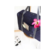 1-piece foldable travel bag, weekend travel bag, gym bag, suitable for airline carry on luggage bag, business travel storage bag