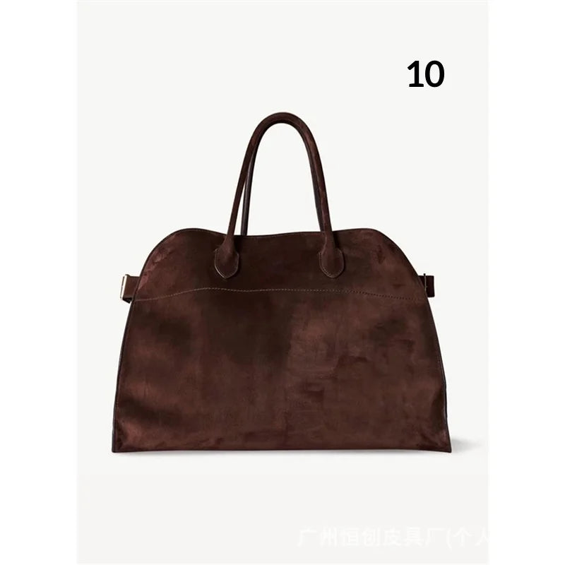 Handbag Tote Tote Commuter Leather Large Capacity Computer Bag White Soft Breathable Handbags Traveling