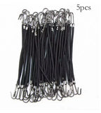 5/10/20 Pieces of Fashionable Double Hook Headband Rubber High Elasticity Design Headband Ponytail Headwear Women's Accessories