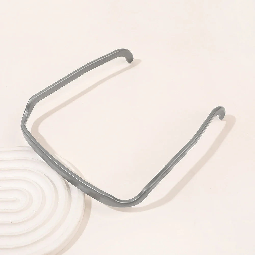 1/3pcs Women Square Glasses Headband Coloful Invisible Fixed Hair Clips Wave Curly Hair Ties Temples Headband Accessories