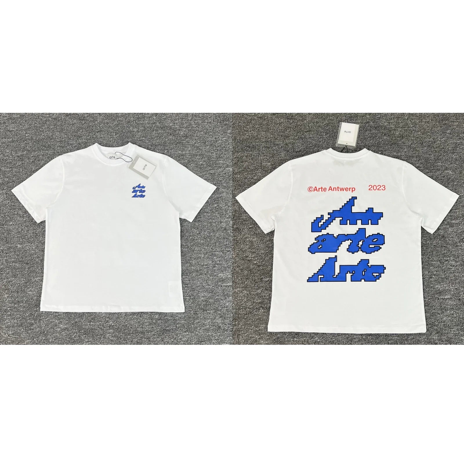 ARTE T-shirts Men Women Couples Streetwear High Quality Print Round Neck Short Sleeve Arte Top Tee One Day Shipped Out