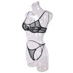 Ellolace Rhinestone Lingerie Onlyfans Kit Sexy Push Up Underwear Without Censorship Matching-Two-Piece Onlyfans Fantasy Clothing