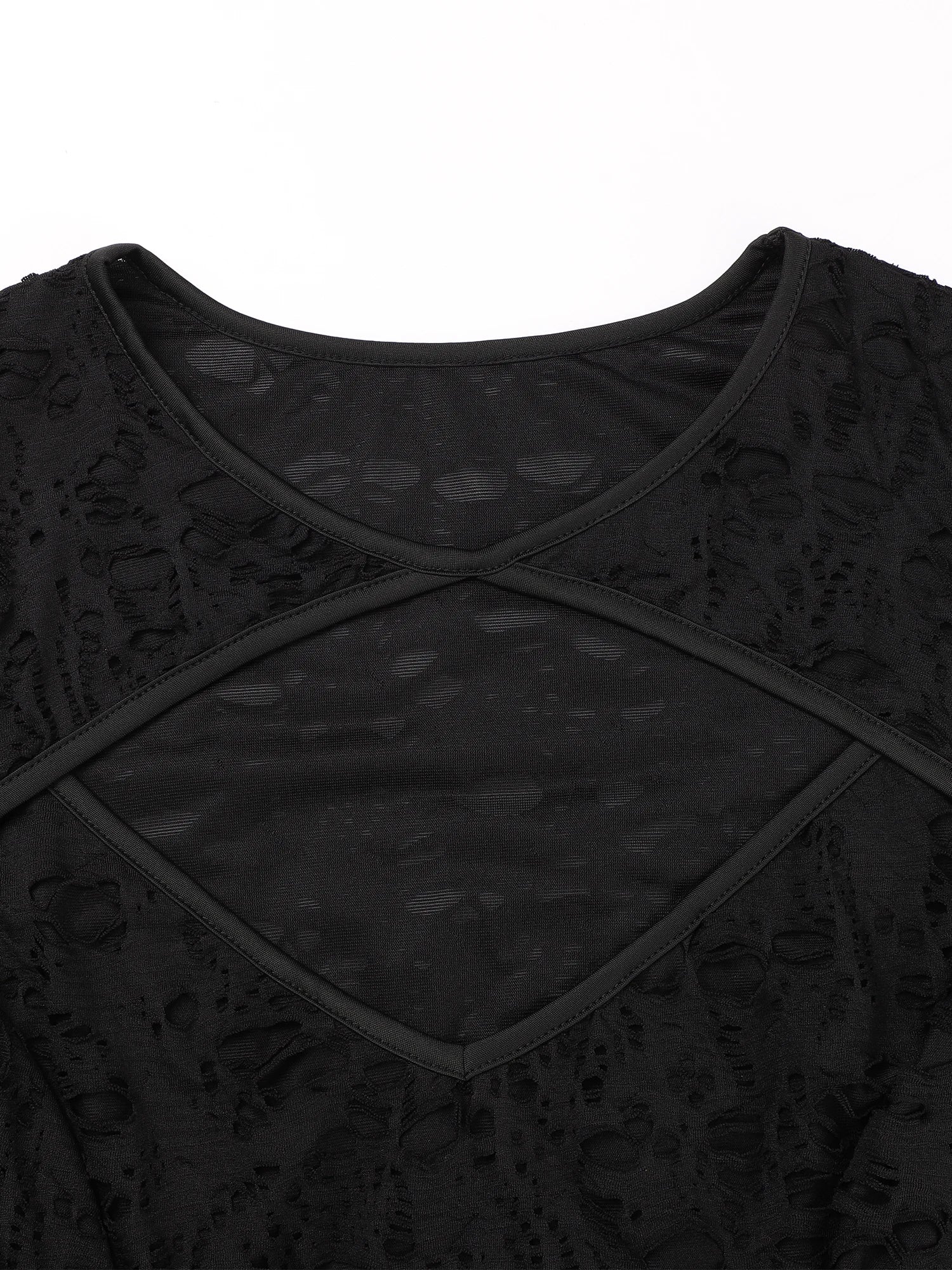 Halloween Plus Size Women's Gothic Lace Flare Sleeve A-Line Midi Dress Ladies Asymmetrical Hem Punk Party Costplay Dress 1XL-6XL