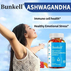 Ashwagandha Gummies - Contains vitamin D3, helps improve sleep, relieve stress and calmness, and boost immunity