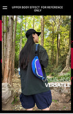 Casual Waterproof Chest Bags Large Capacity Crossbody Bags Korean Fashion Waist Bag Fanny Pack for Women Men's Travel Bag Banana