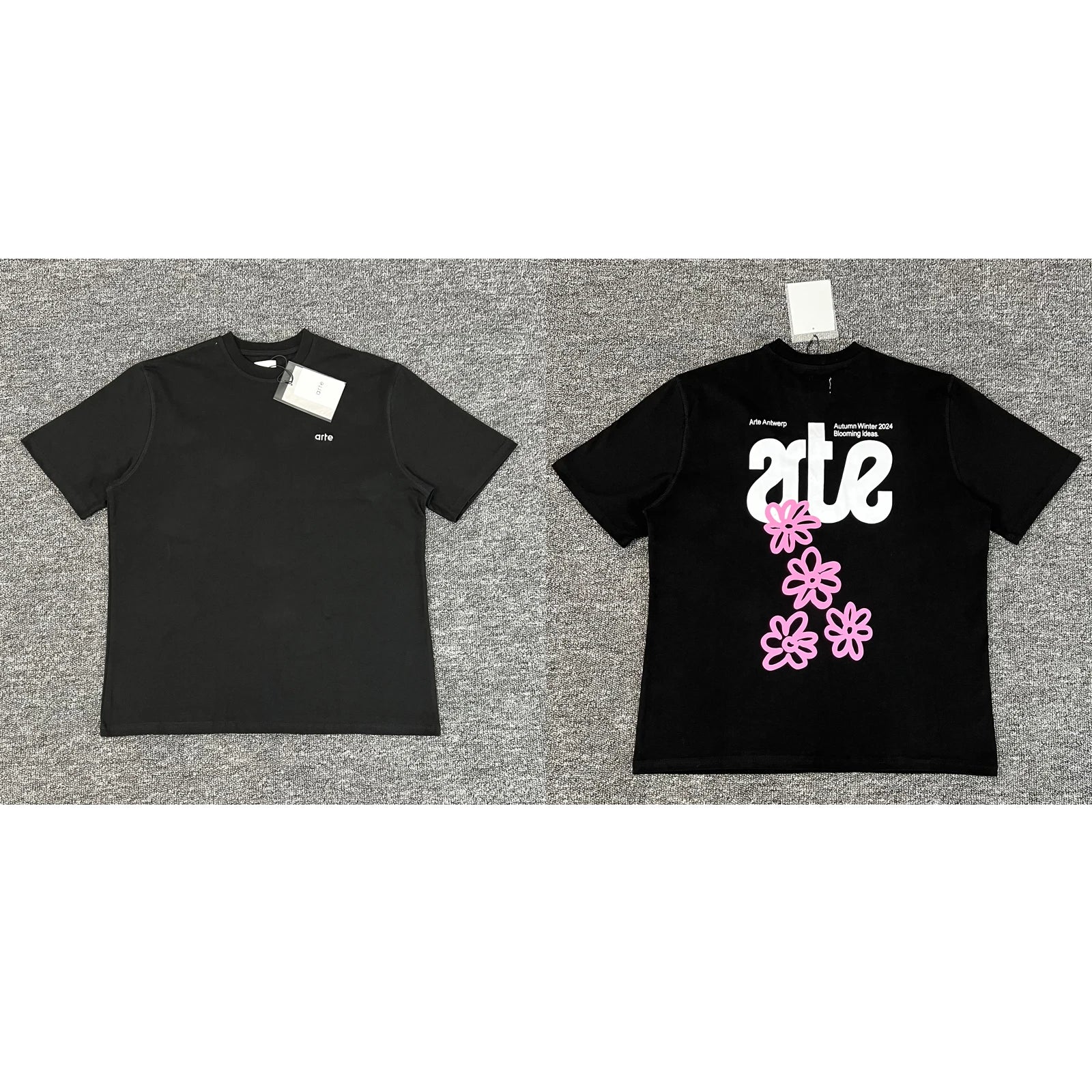 ARTE T-shirts Men Women Couples Streetwear High Quality Print Round Neck Short Sleeve Arte Top Tee One Day Shipped Out