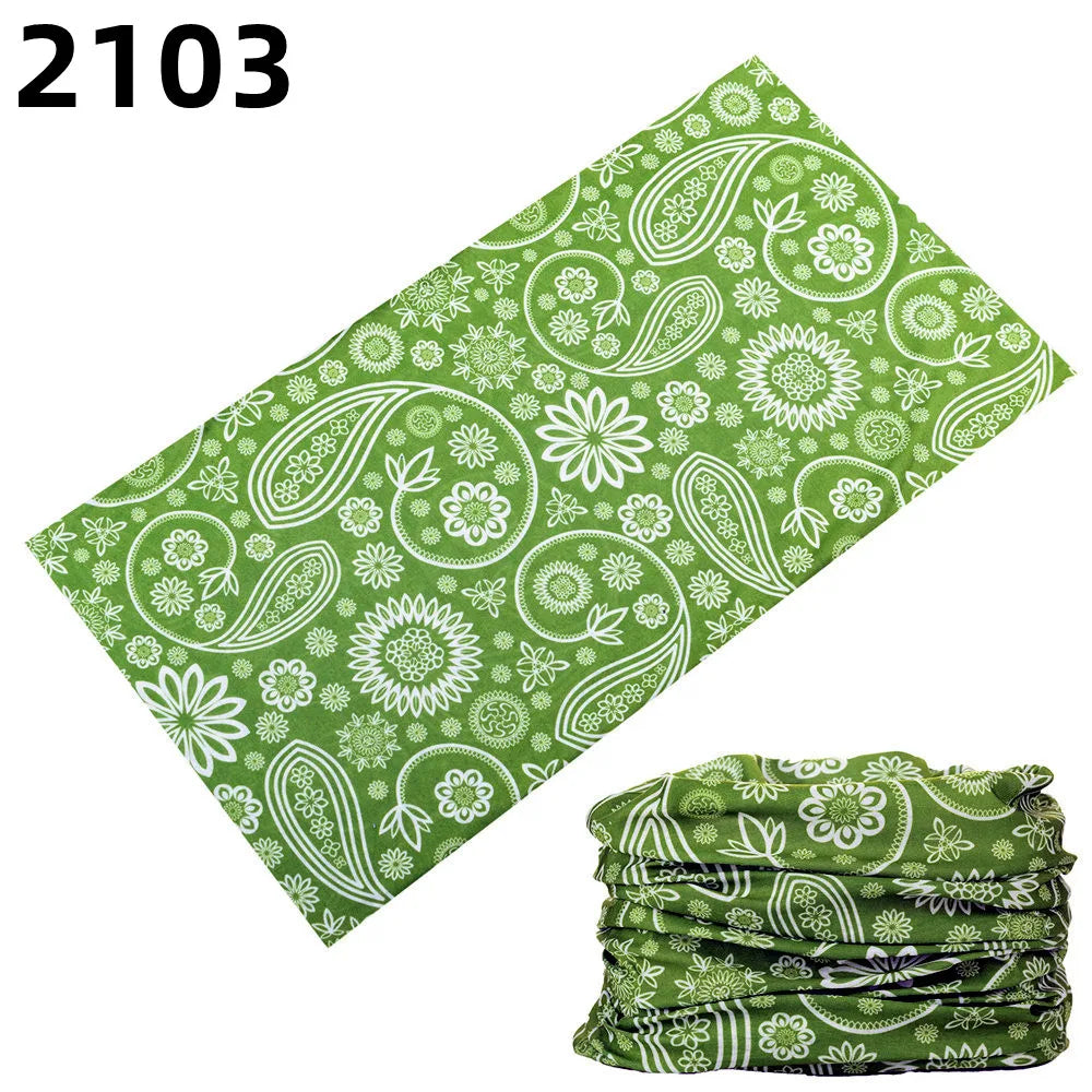 2101Unisex Climbing Hiking Scarf Sport Headwear Bandanas Motorcycle Turban Hand Band Magic Scarves Outdoor Cycling Headband Mask