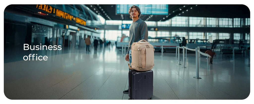 BAGSMART Travel Backpack Flight Approved  30L Lightweight Backpack for Men Women Waterproof Travel Bag with USB Charging Port