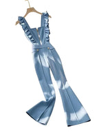 2025 Blue Suspender Jumpsuit Spring New Trendy Popular Beautiful Unique High-End Elegant Goddess Style Pants for Women