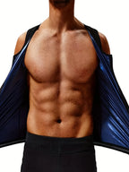 1pcs Sauna Sweat Suits Shirt Vest Waist Trainer for Men Compression Workout Shapewear Excersize Gym Clothes Working Out