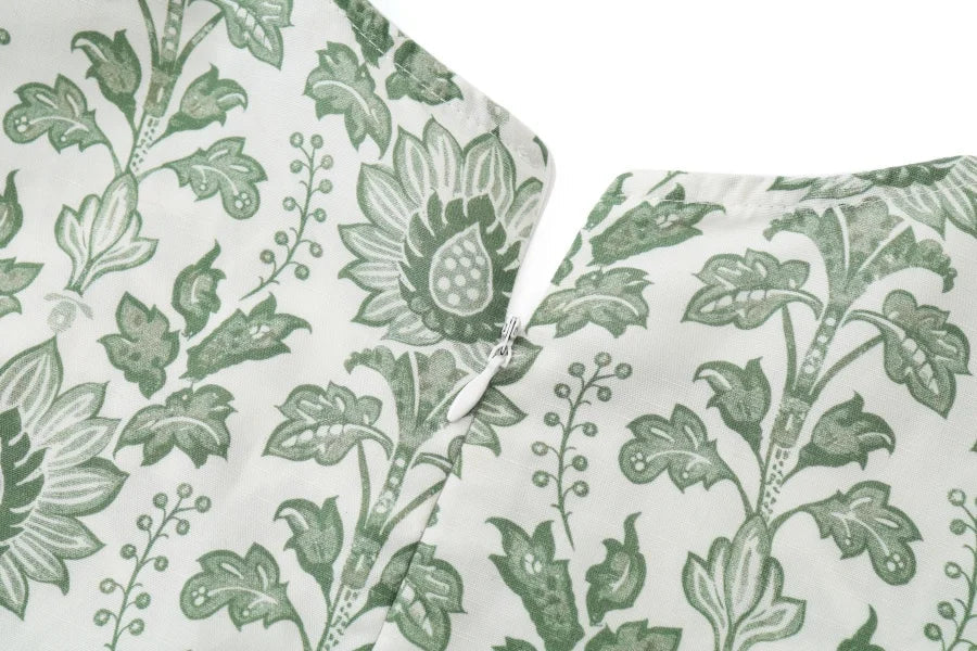 AS 2025 spring summer linen shirt + dress collection high quality print linen and knitting cardigan woman outfit