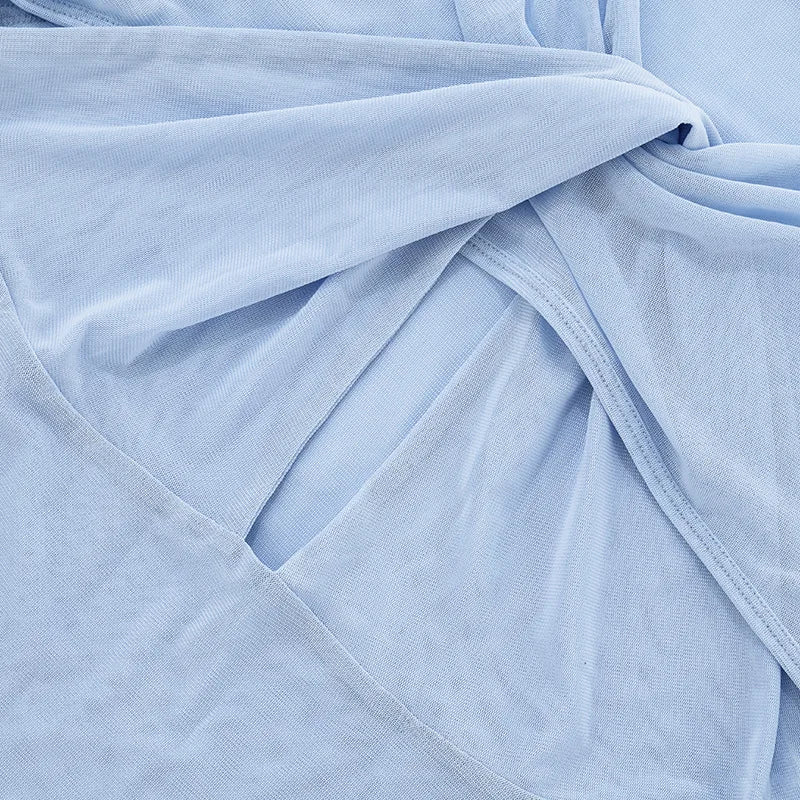 2025 Autumn Furry Patchwork Dress Women See Through Full Sleeve Sexy Hollow Cross Elegant Luxury Banquet Birthday Party Clubwear