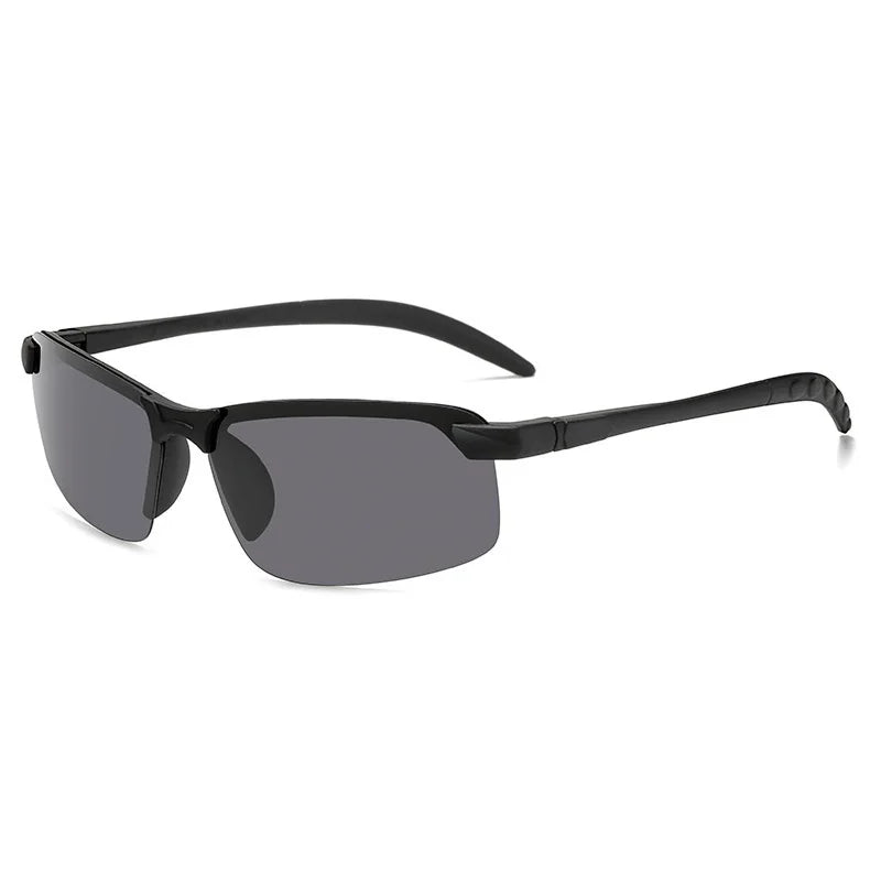 1/2PCS Night Vision Glasses Men Anti-Glare Driving Goggle Half Frame Polarized Sunglasses for Driver UV400 Day and Night Glasses