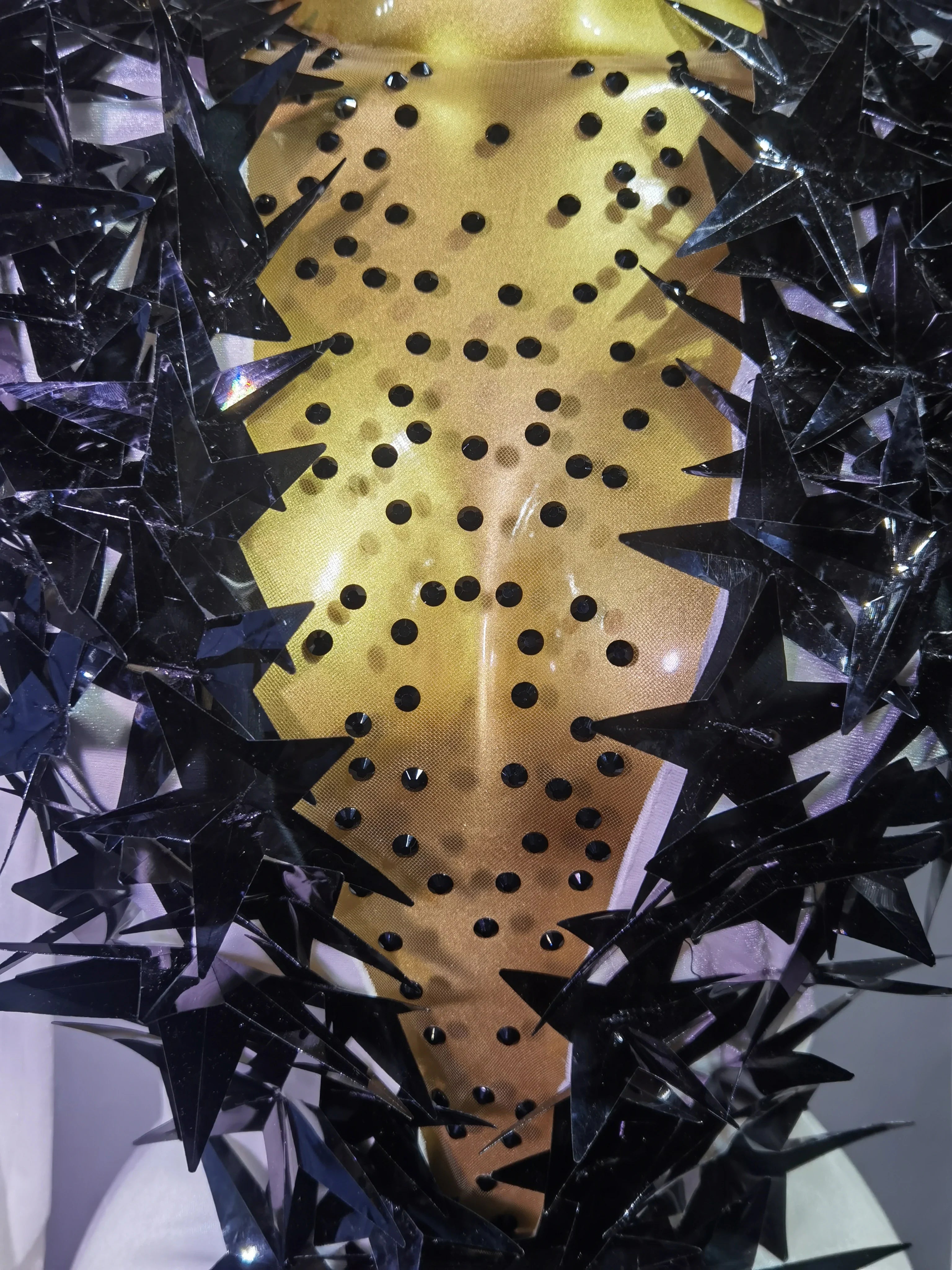 2025 New Shiny Black Rhinestone Velvet Long Sleeve Bodysuit Women Evening Party Club Gala Hosts NightClub Bar Stage Costumes