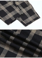 1pcs Spring Summer Women Cotton Comfort Breathable Pants Female Grid Flower Print Casual Loose Pant Lady Haren Straight Leg Pant