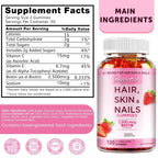 Hair, Skin and Nails Gummies - Supports Skin Care, Nails, Hair, Antioxidants and The Immune System, AntioxidantSupplements