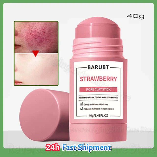 Alaska Volcano Mask Mugwort Cleansing Mask Stick Shrink Pores Acne Deep Blackhead Remover Facial Cleansing Moisturizing Mask 40g