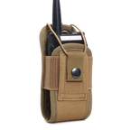 1pc Tactical Radio Walkie Talkie Pouch Magazine Waist Bag Holder Pack Airsoft Hunting Camping Interphone Holster Bag