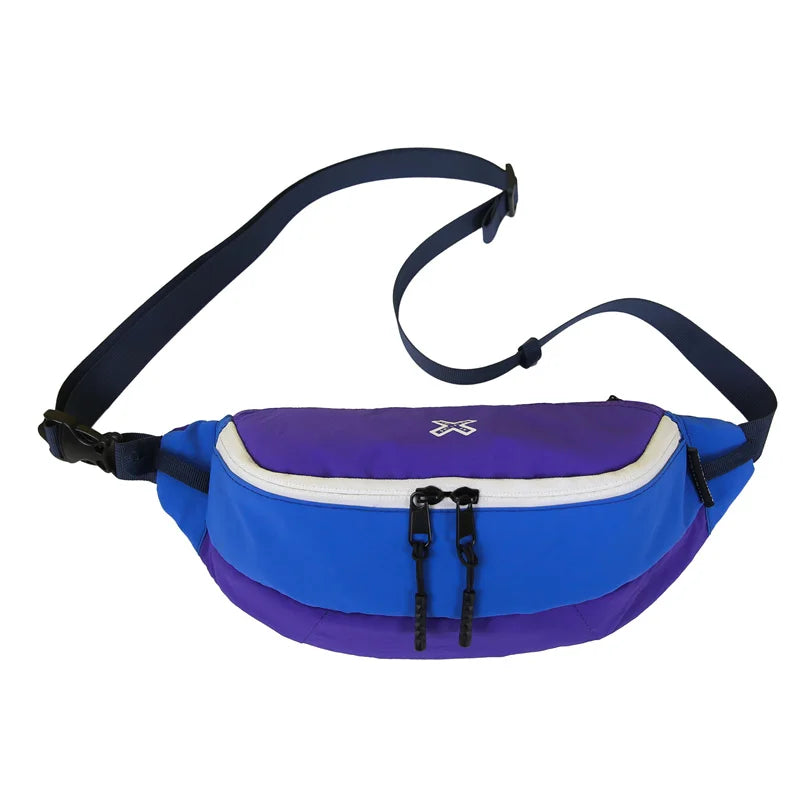Casual Waterproof Chest Bags Large Capacity Crossbody Bags Korean Fashion Waist Bag Fanny Pack for Women Men's Travel Bag Banana