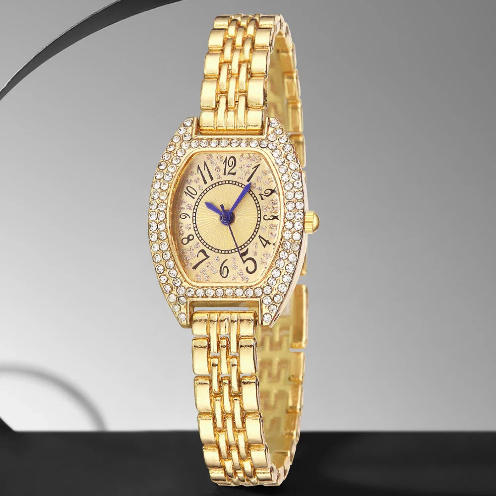 1PCS Women's Luxury Trendy Digital Scale Quartz Watch Suitable for Daily Clothing Matching as a Gift for Friends and Mothers