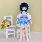 30cm Two-dimensional Doll Comic Face 1/6 Bjd Doll or Dress Up Clothes Children's Girl Birthday Gift Toys Kids Toys