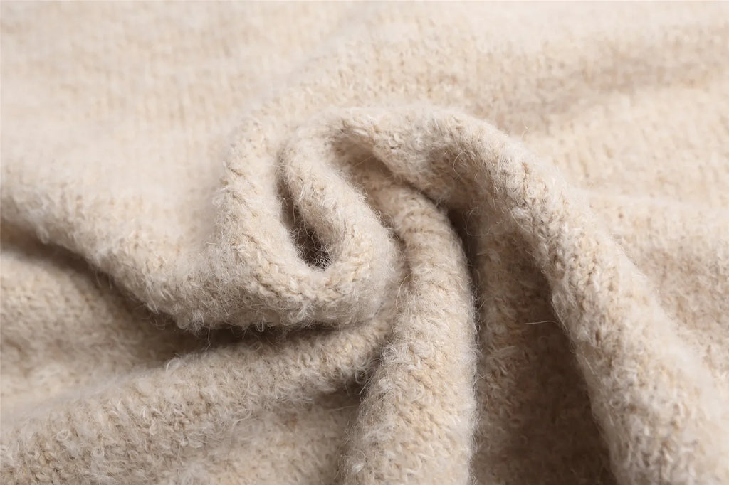 2025 Autumn and winter men's and women's American retro fun cute cat jacquard knitted sweater loose and lazy couple's top