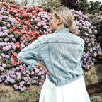 Bachelorette Jean Jackets Hen Party Gift Custom Bride Denim Jacket Pearl Mrs Outerwear Bridesmaid Personalised Coats Wedding Day