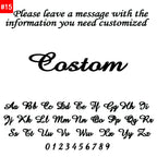 Customized Name Letter Necklace Personalized Stainless Steel Simple Pendant Clavicle Chain Women's Jewelry Valentine's Day Gift