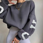 American Fashion Brand Harajuku Retro Letters Fashionable Loose Hoodie Women Street Hip-hop Punk Y2K Casual Oversized Sweatshirt