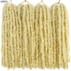 Butterfly Locs Crochet Hair 12 inch Handmade Butterfly Soft Locs Crochet Hair Extensions Synthetic Braiding Hair 12Strands/pack