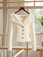 2025 New Women Cardigan Sweater High Quality High-end chic Long Sleeve Knitwear Autumn Winter Female Clothes Sweater Jacket