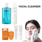 Avene Deep Cleansing Facial Cleanser Removes Face Dirt Whitening Cold Cream SPF50+ Sunscreen Moisturizing Gel Skin Care Set