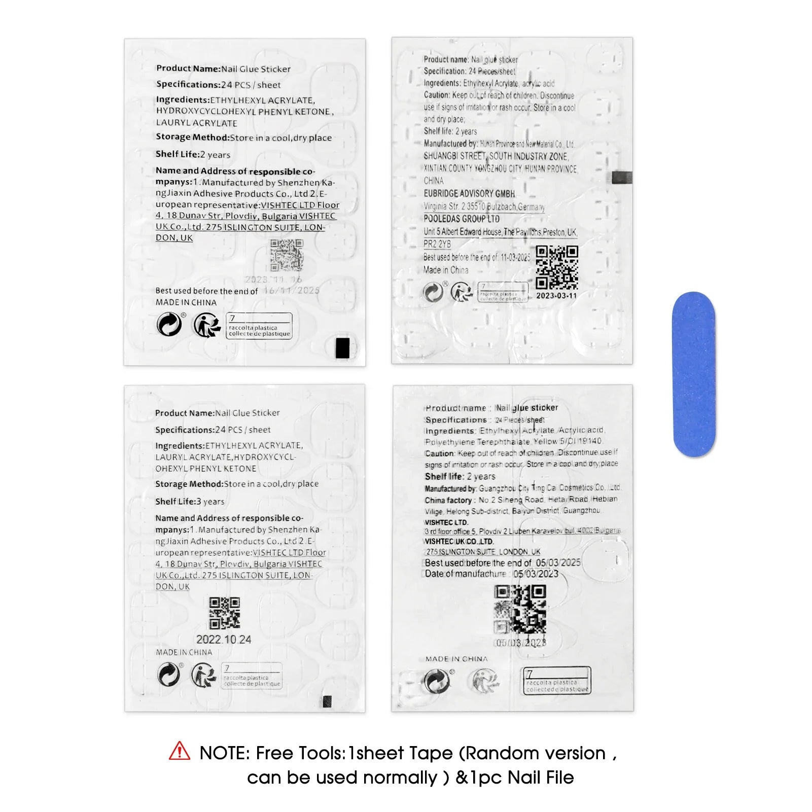 10 Pcs Women Fashion Chic Multicolor Cat Eye Spring Wear on Nail Patch Detachable Nail Patch Dyeing Nail Patch Clear Nail Patch