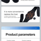 Abs Trainer EMS Abdominal Muscle Stimulator Electric Toning Belt USB Recharge Waist Belly Weight Loss Home Gym Fitness Equiment