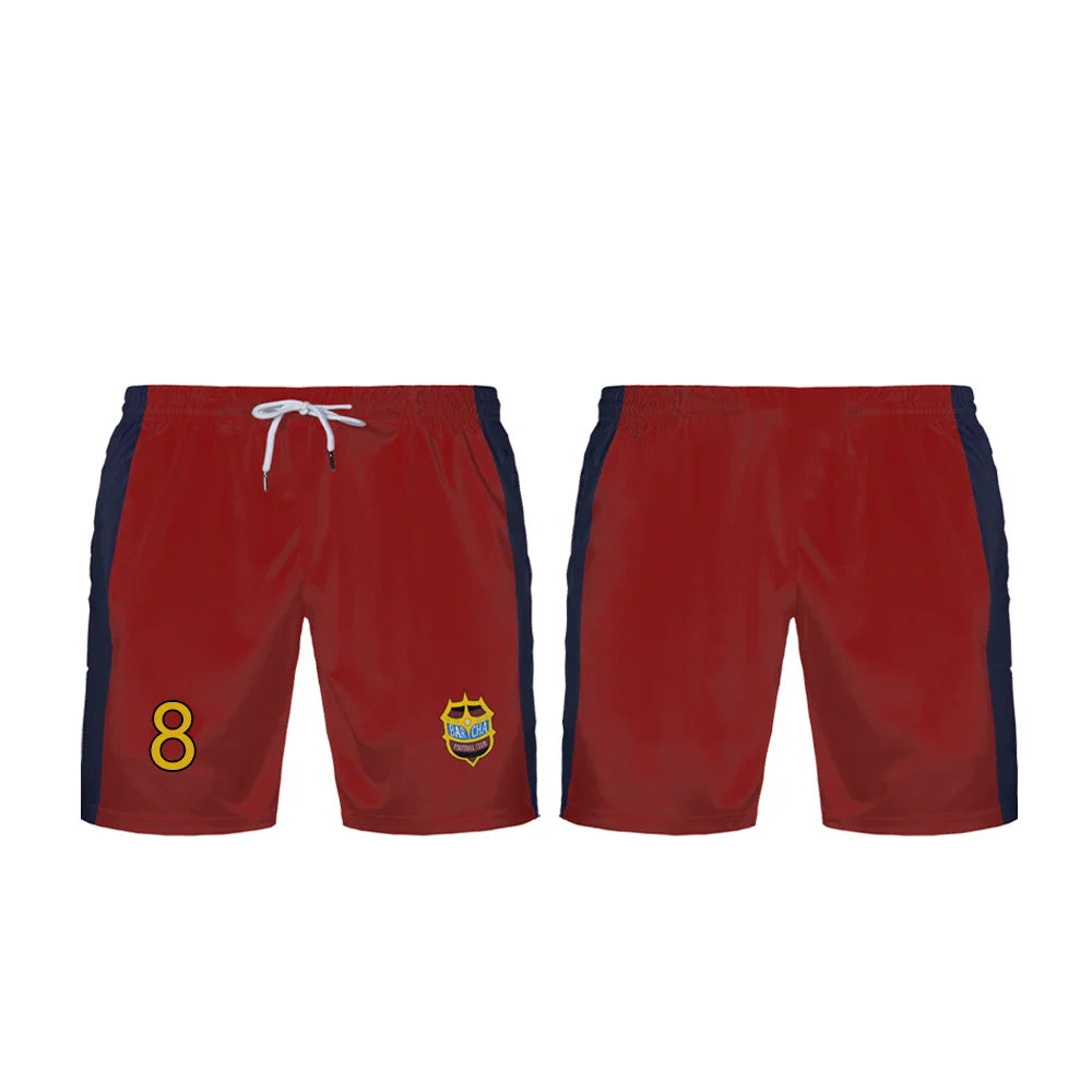 Blue Lock Anime FC Barcha Team Uniform BACHIRA Youth Football Training Breathable Quick-dry Shorts Unisex Sports Short Bottoms