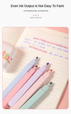 12 Pcs/Set Double Tip Highlighter Pens Kawaii Manga Markers Midliner Pastel Gel Set Stationery Journal School office Supplies