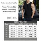 2025 New Summer Marathon Quick Dry Sports Tank Top Men's Sleeveless Tank Top Running Training Basketball Loose Fit Tank Top