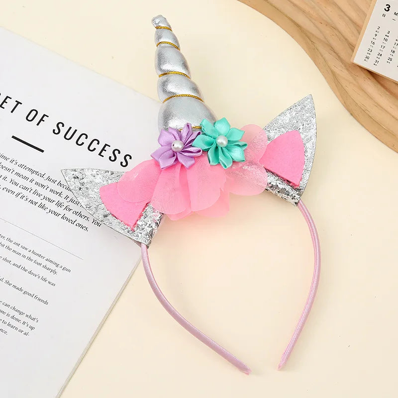 1pc New Unicorn Hairband for Children's Festival Party Headband Stage Performance Headpiece Accessories