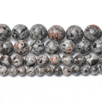 4-12mm AA Yooperlite Natural Flame Stone Beads Round Spacer Beads For Jewelry Making Supplies Diy Charms Bracelets Accessories
