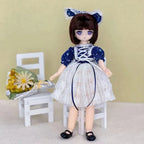 30cm Two-dimensional Doll Comic Face 1/6 Bjd Doll or Dress Up Clothes Children's Girl Birthday Gift Toys Kids Toys