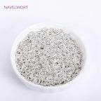 18K Gold Plated Split Rings Connecting Ring Brass Open Jump Rings Accessories For Jewelry DIY Jewelry Material Wholesale