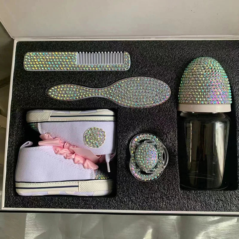 Baby Toddler Shoes Newborn Gift Set With Luxury Gift Box Packaging