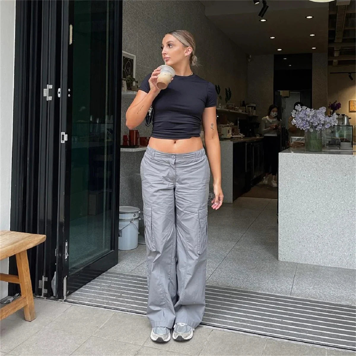 2025 Spring New Short Sleeve T-Shirt Women Solid Simple Casual Soft All-Match Hot Basic Crop Tops Tees Summer Fashion Slim Fit T