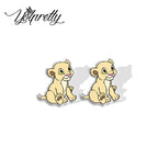 2024 New Lion King Little Lion Simba and Friends Epoxy Handcraft Acrylic Stud Earrings